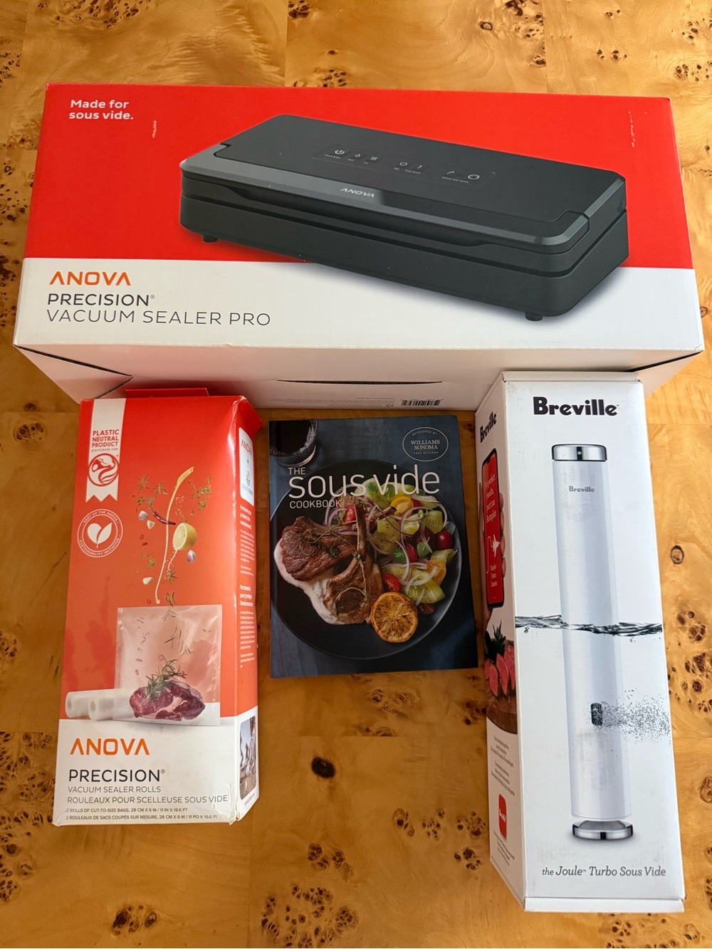 Sous Vide Set! Anova Precision Vacuum Sealer Pro + Breville Sous Vide and bags!